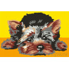  Лохматый щенок Раскраска по номерам на холсте Molly KH0277