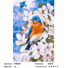 Количество цветов и сложность Весенние птицы Раскраска по номерам на холсте Molly KH0260