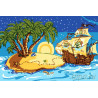  Пиратский остров Раскраска по номерам на холсте Molly KH0261