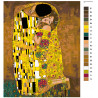 Раскладка Золотой поцелуй Раскраска по номерам на холсте Живопись по номерам ARTH-Klimt