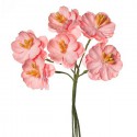 Цветы вишни кудрявые розовые 6шт Цветы бумажные Украшение для скрапбукинга, кардмейкинга Scrapberry's