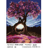 Количество цветов и сложность Дерево влюбленных Раскраска по номерам на холсте Живопись по номерам KTMK-27223