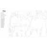 Схема Кумиры Раскраска по номерам на холсте Живопись по номерам z101307