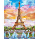 Фонтаны в Париже Алмазная вышивка мозаика