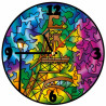 Париж Набор для создания витражных часов Color Kit