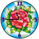 Цвет розы Набор для создания витражных часов Color Kit
