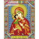 Икона Владимирская Богородица Алмазная вышивка мозаика