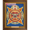 В рамке Икона Всевидящее Око Божие Алмазная вышивка мозаика АЖ-5070