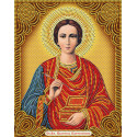 Икона Пантелеймон Целитель Алмазная вышивка мозаика