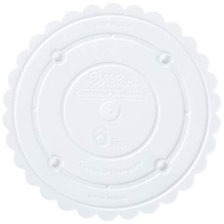 15см Тарелка пластиковая круглая для торта Wilton ( Вилтон )
