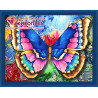 В рамке Рисунок бабочки Алмазная вышивка мозаика АЖ-1130