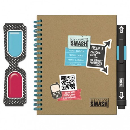 3D Мини Смэшбук блокнот книжка для скрапбукинга Mini Smash K&Company