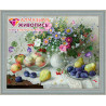В рамке Цветочно-фруктовый натюрморт Алмазная вышивка мозаика АЖ-1196
