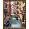 В рамке Венецианская улочка Алмазная вышивка мозаика АЖ-1413
