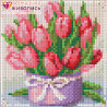  Тюльпаны в подарок Алмазная вышивка мозаика АЖ-1449
